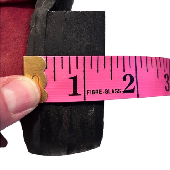 Arnold Churgin Red Nubuck Suede Block Heel
Zip Up Ankle Boots Size 6.5 - Picture 8 of 11